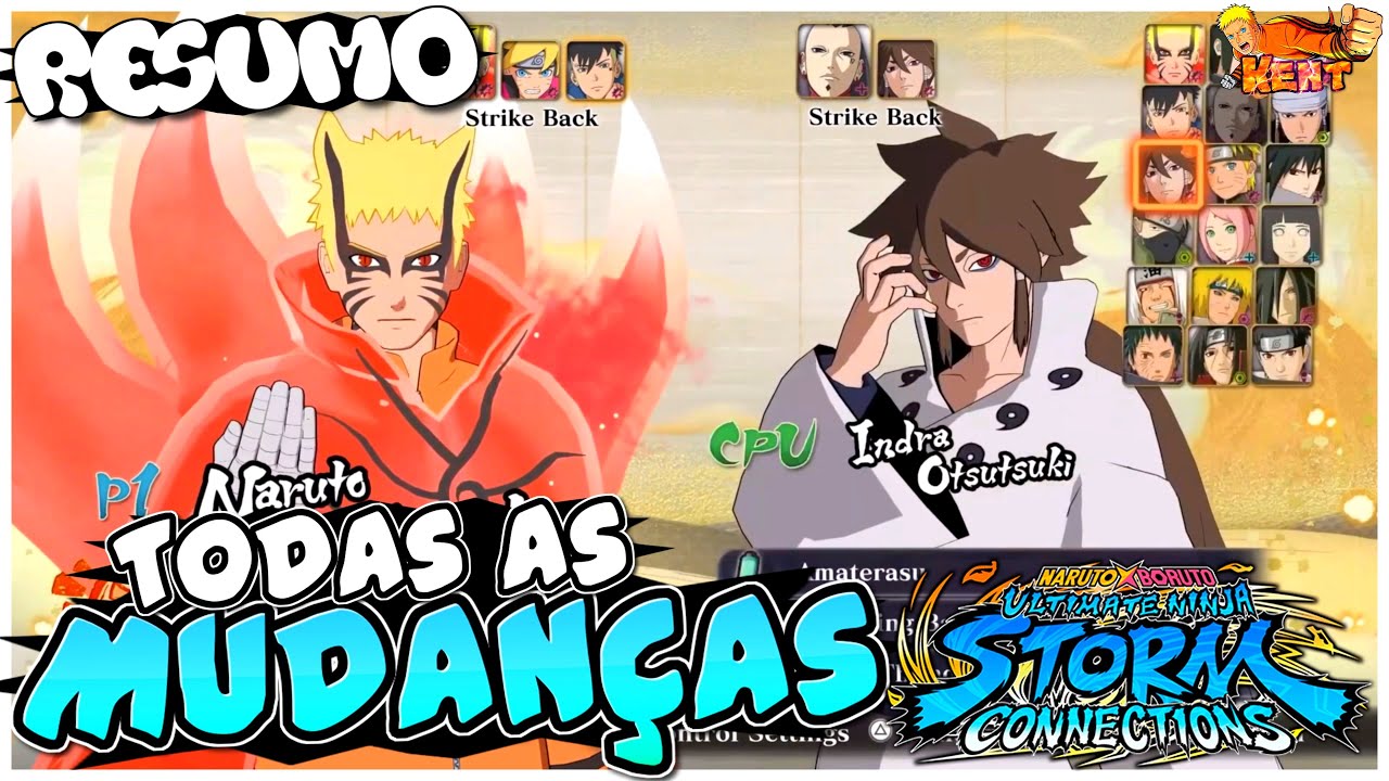 NARUTO X BORUTO STORM 🌀 CONNECTIONS | TODAS AS MUDANÇAS (NOVO ESTILO DE JOGO) RESUMO DE TUDO!