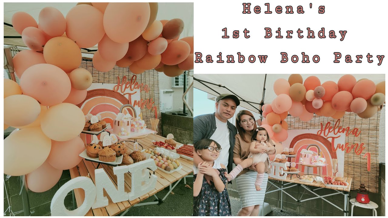 HELENA`S 1ST BIRTHDAY | RAINBOW BOHO PARTY | DIY DECORATIONS | PREPARATION VLOG