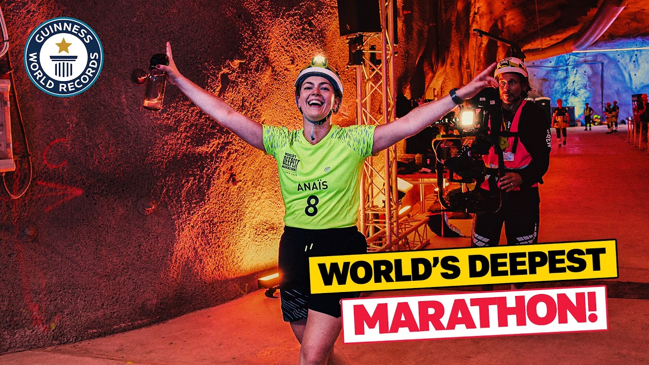 World's Deepest Marathon Ever | Guinness World Records