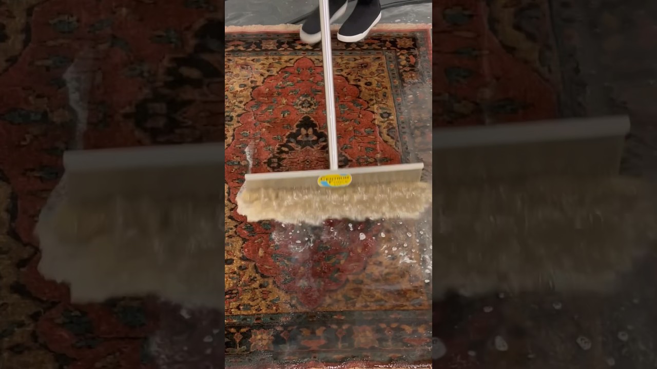 I saved this rug from the trash #cleaning #satisfying #home