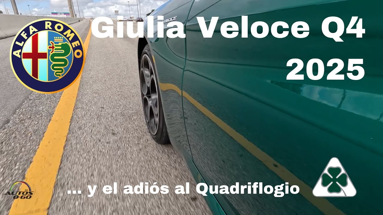 Alfa Romeo Giulia Veloce Q4 2025 y el adiós al Quadrifoglio con su motor de tecnología Ferrari