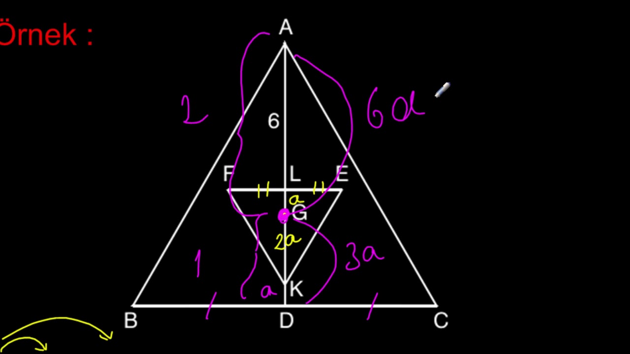 ÜÇGENLER | KENARORTAY-1 | GEOMETRİ | METİN HOCAM