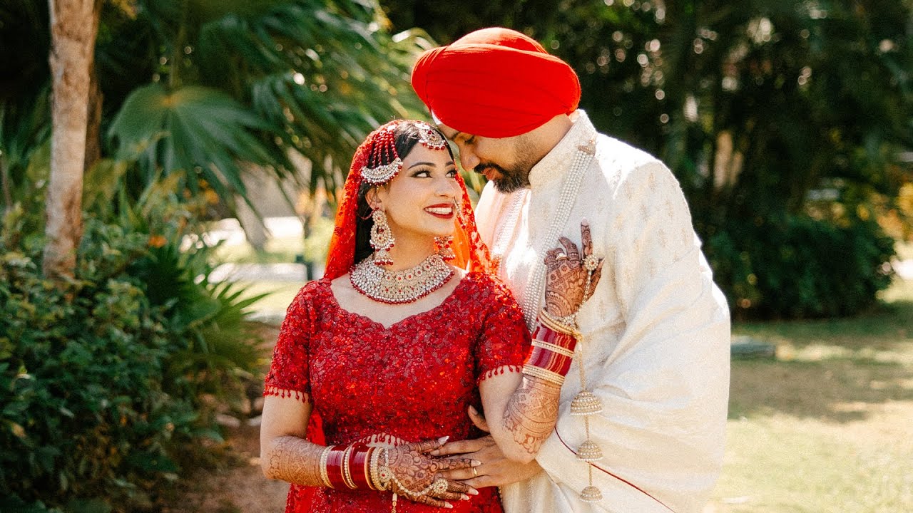 Meena & Gagan | Destination Sikh Wedding In Cancun, Mexico