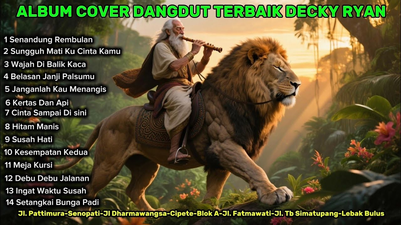 Album cover dangdut Terbaru Decky Ryan,Senandung Rembulan,Sungguh Mati KuCinta Kamu,ViewKota Jakarta