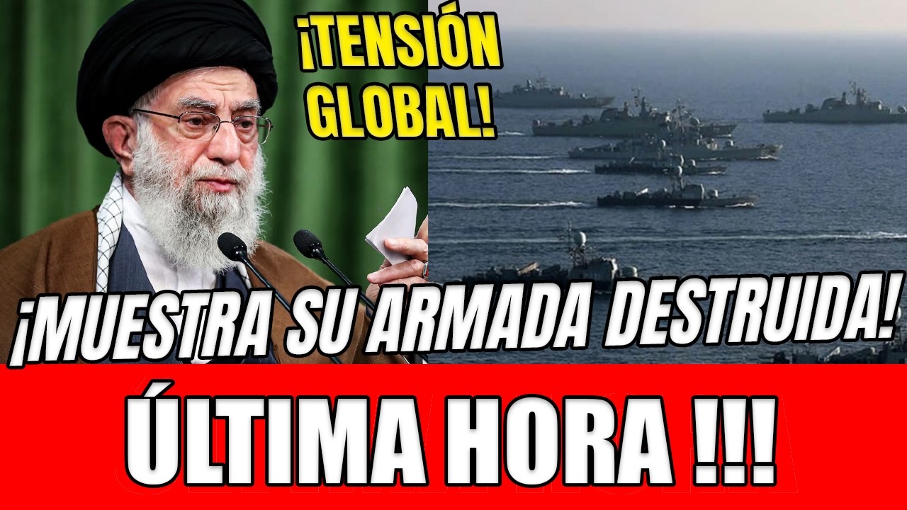 💣 TENSI&Oacute;N GLOBAL! ⚓ VIDEO PROPAGAND&Iacute;STICO DE IR&Aacute;N MUESTRA SU ARMADA DESTRUIDA EN AVISO DE WW3