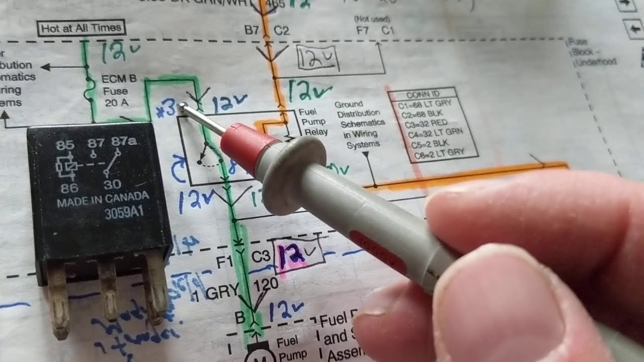 HOW TO DIAGNOSE FUEL PUMP PROBLEMS FROM DIAGRAM VALUABLE TUTORIAL PART 1
