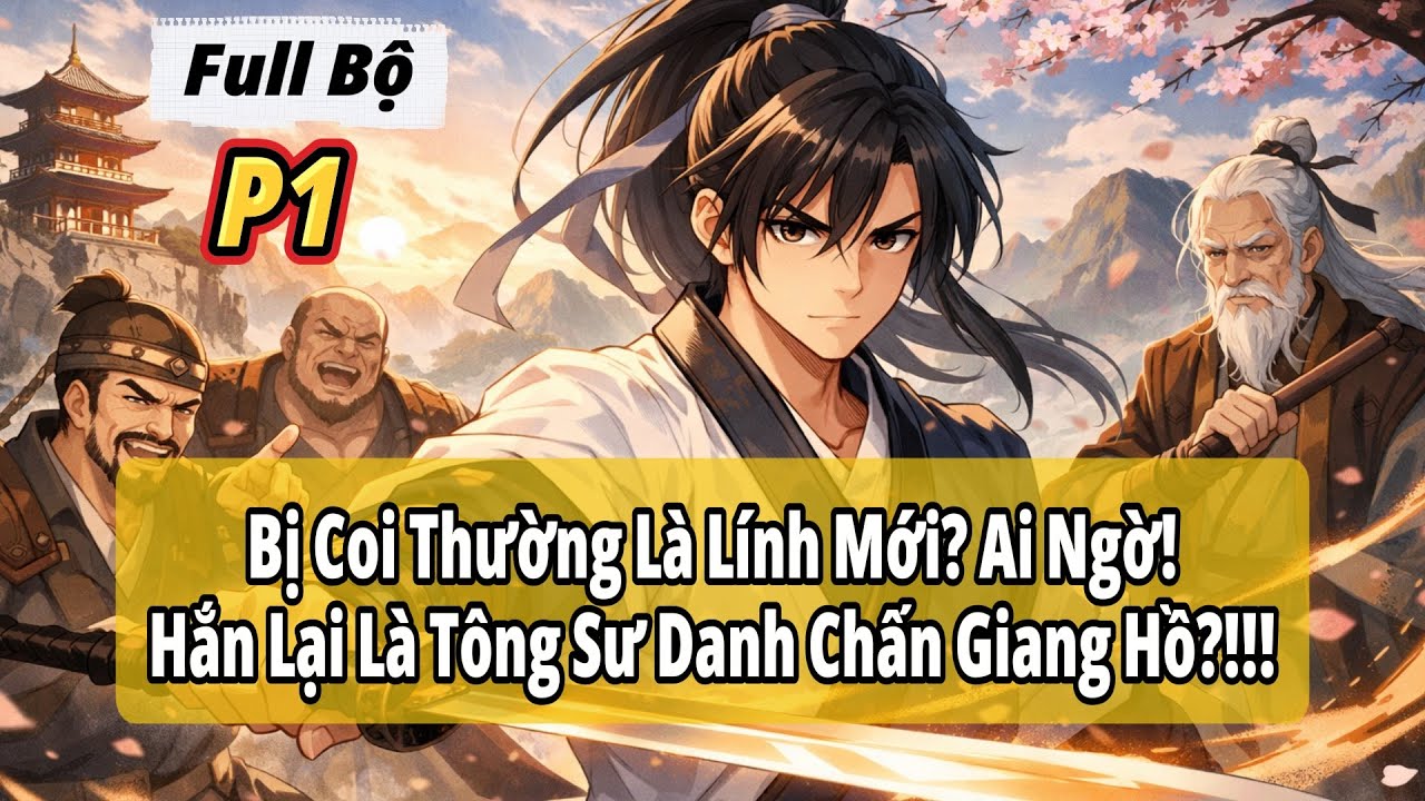 [ Trọn Bộ ] Bị Coi Thường Là Lính Mới, Ai Ngờ Hắn Lại Là Tông Sư Danh Chấn Giang Hồ | Tập 1
