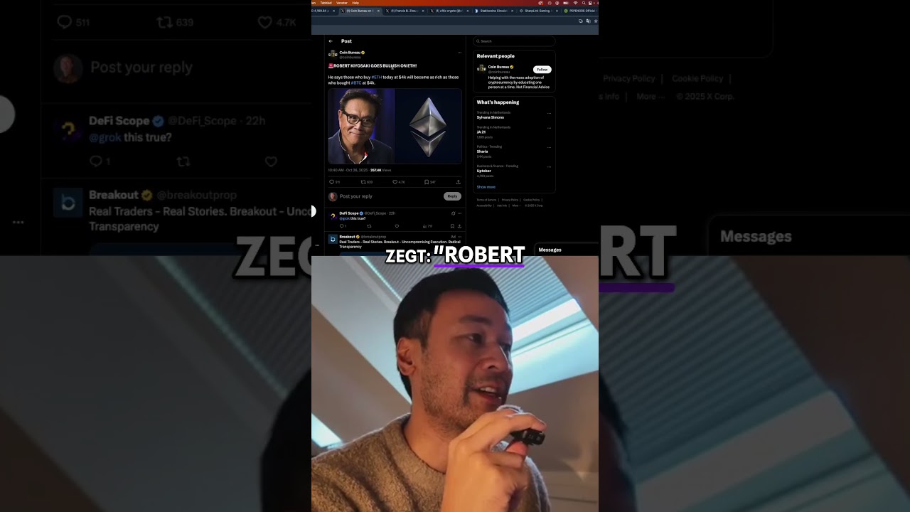 Kiyosaki's $ETH voorspelling voor november