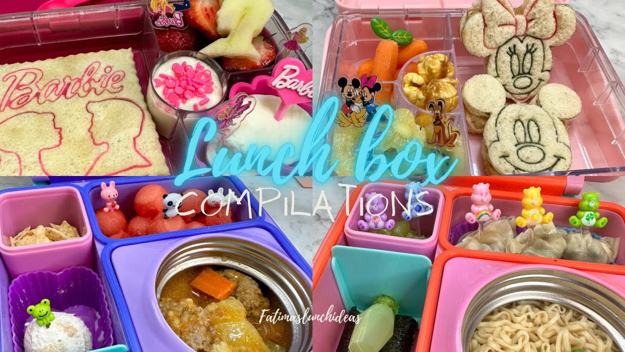 Lunch box compilations/ Loncheras de la semana aquí 💗 #compilation #lunchideas