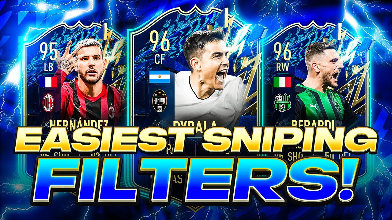 The EASIEST Sniping Filters To Use During FIFA 22 TOTS