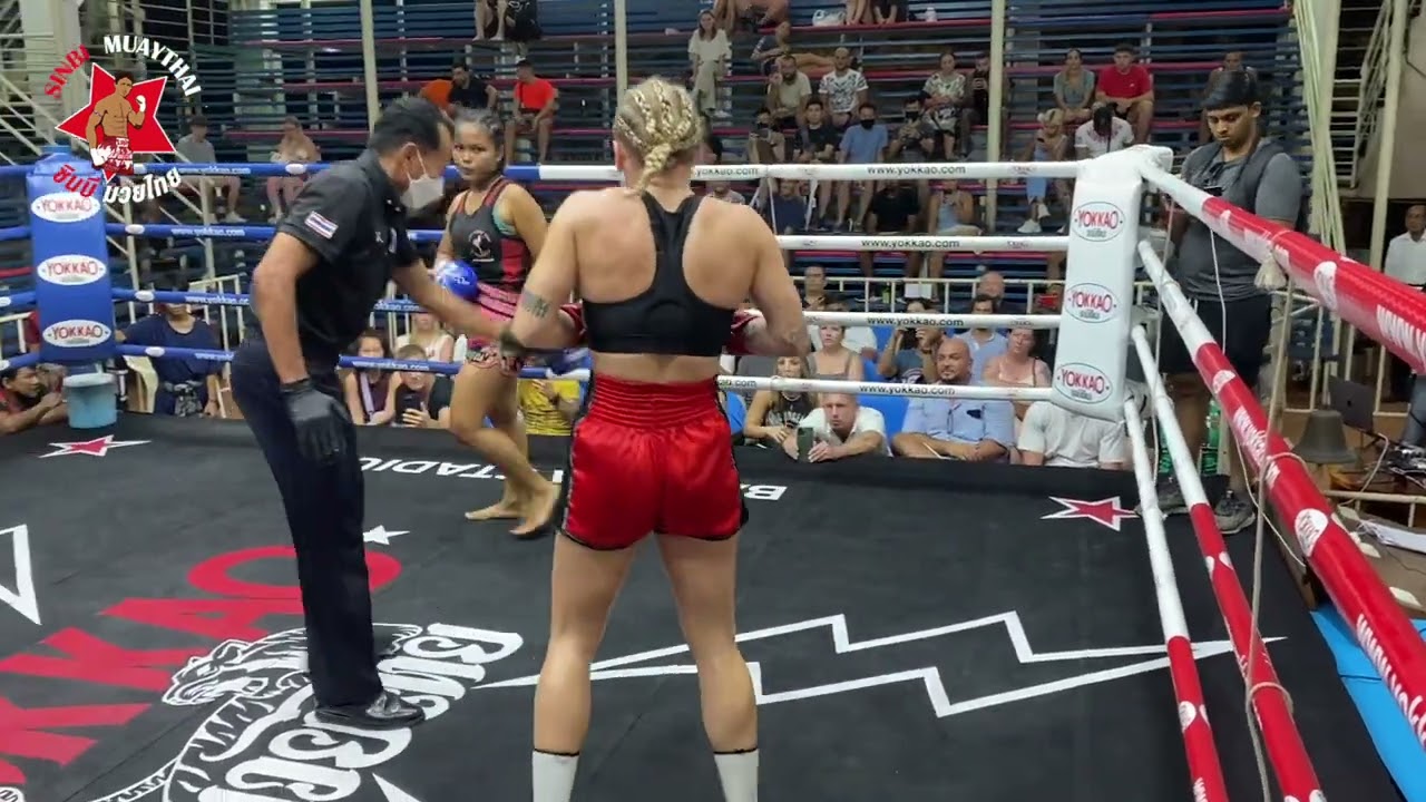 Vilda Sinbimuaythai from Sweden fights at Bangla Boxing Stadium, 2nd December 2022