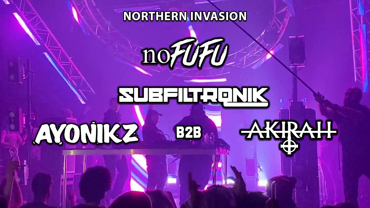 Ayonikz B2B Subfiltronik B2B Akirah #NoFuFu Takeover @ Northern Invasion 2020 | Montreal
