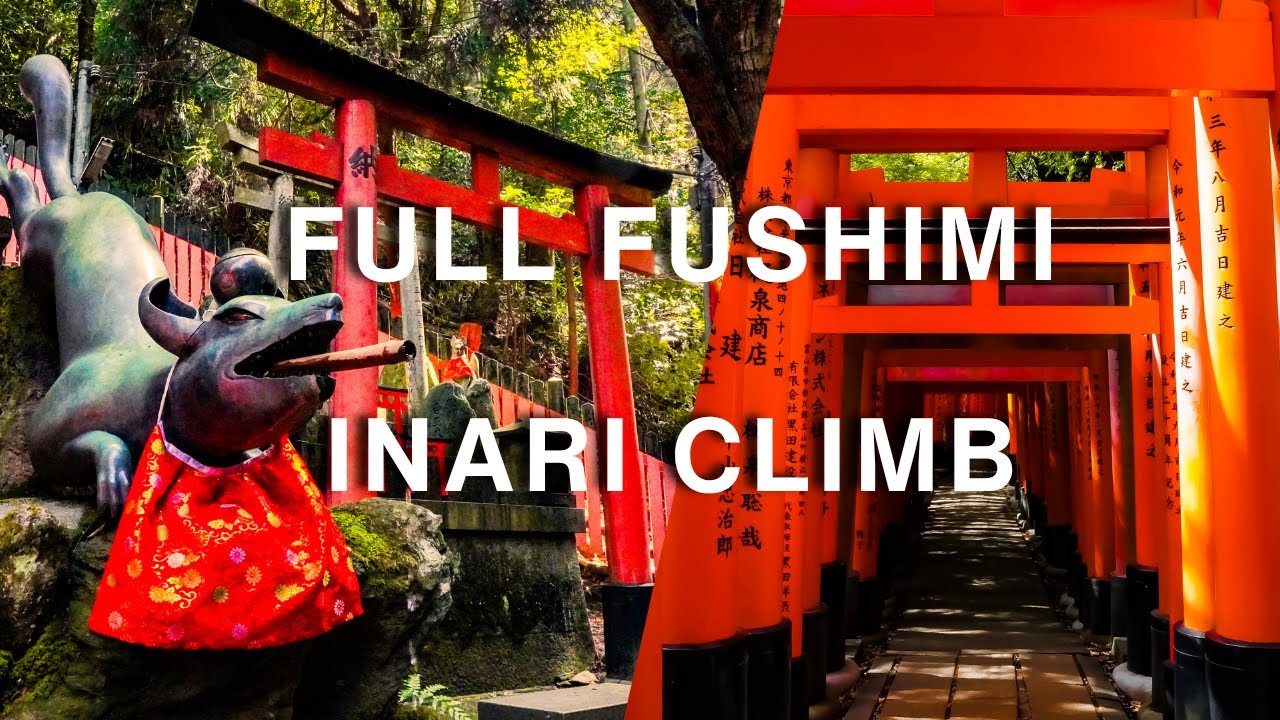 The Epic Climb | Kyoto Fushimi Inari Torii (Full Walk) | Studio Ghibli Piano Ambience
