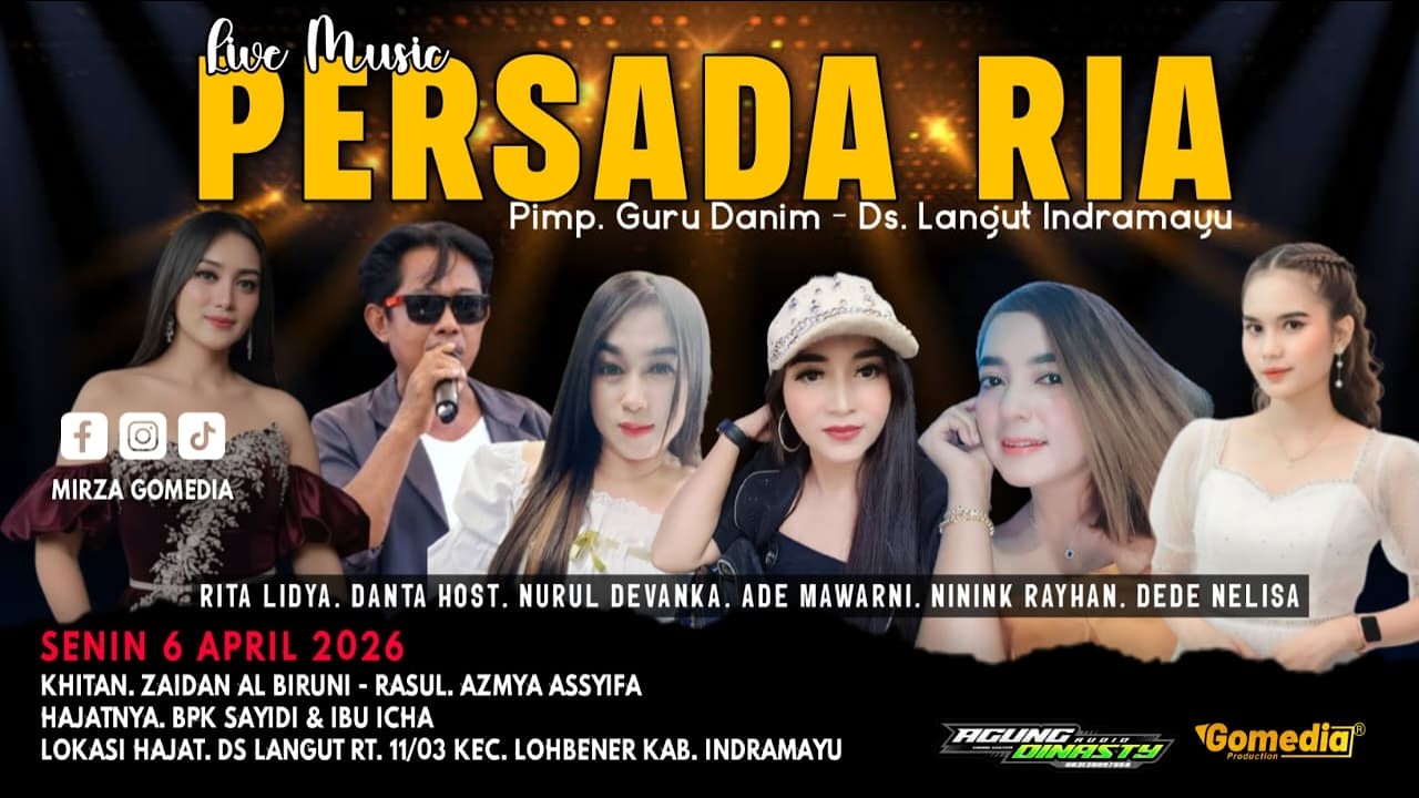 LIVE SETREAMING ''LIVE MUSIC PERSADA RIA'' SHOW DS. LANGUT KEC. LOHBENER IM 06 APRIL 2026