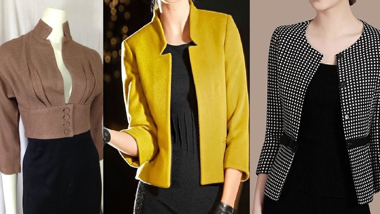 VERY STYLISH SHORT COATS DESIGNS FOR WINTER|| OFFICE COATS DESIGN FOR WORKING WOMEN