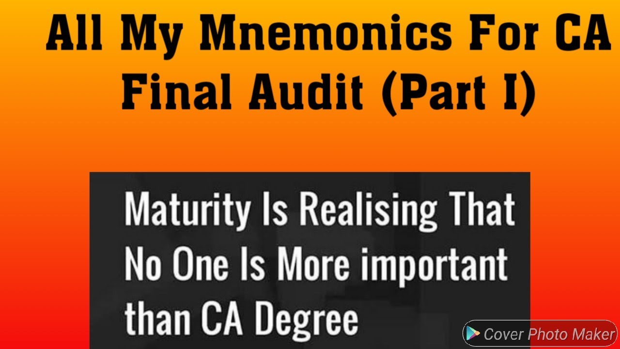 CA Final Audit May 2019! CA Final Old Course! May and Nov 2019
