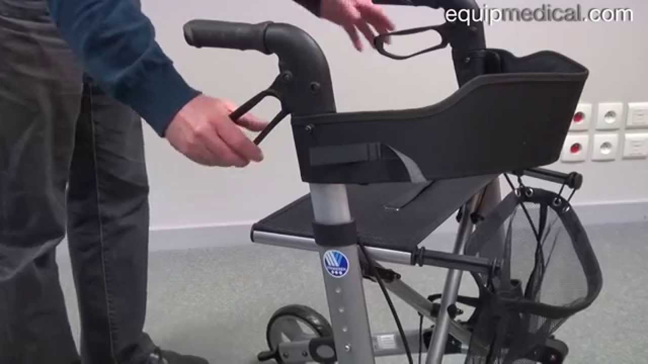 Rollator 4 roues quadri-light