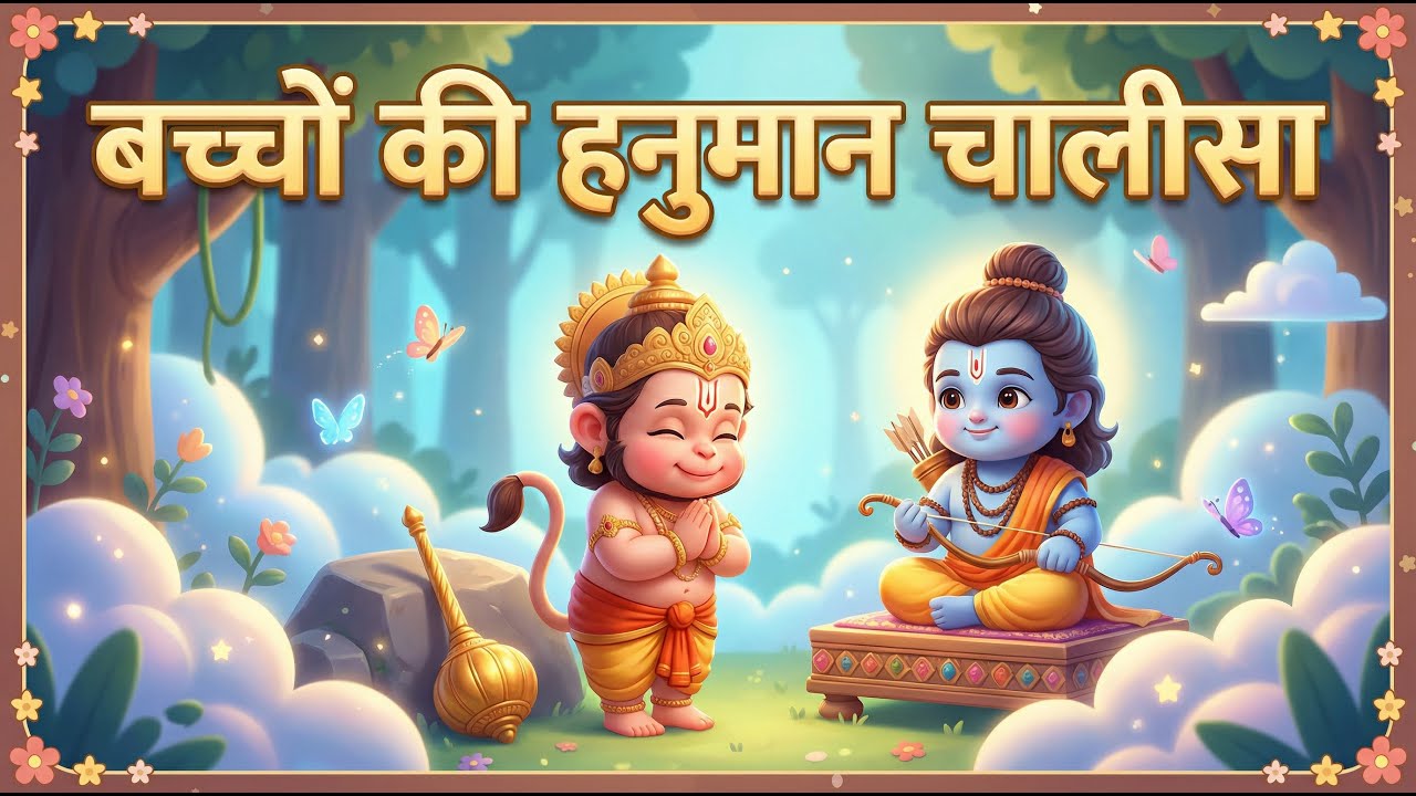 🔴 LIVE Hanuman Chalisa for Kids 🙏 | Saturday Special Prayer | Protection & Positive Energy