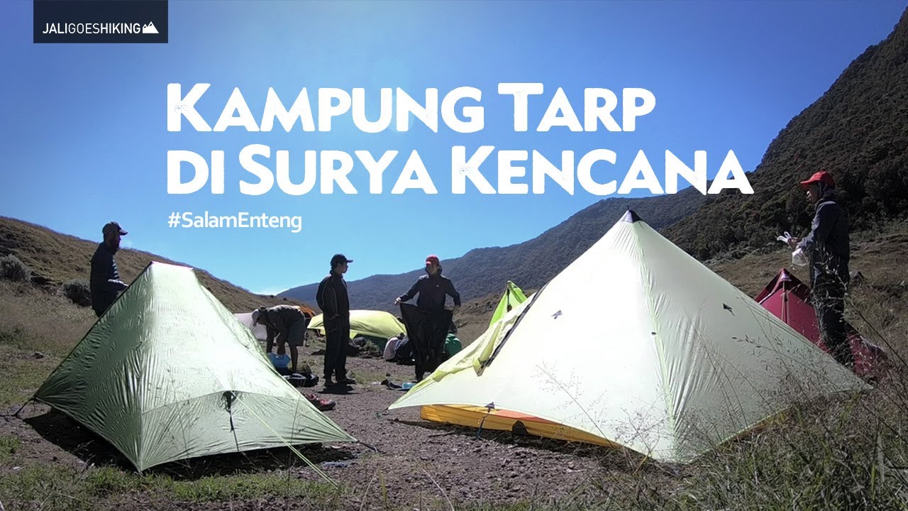 Pendakian ala ULTRALIGHT HIKING - Kampung Tarp Tent di Surya Kencana | Hiking Vlog