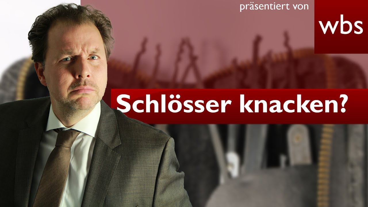 Ist Schlösser knacken als Hobby erlaubt? | Nutzerfragen - Rechtsanwalt Christian Solmecke