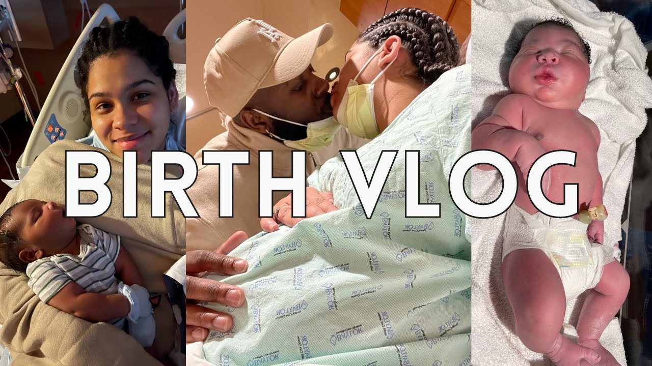 LABOR & DELIVERY VLOG *REAL & RAW* | FIRST TIME MOM BIRTH VLOG