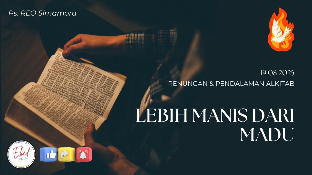 DAILY DEVOTION 19 08 25 | #DailyDevotion #DoaPagi #Madu #RenunganHarianKristen #EbedMinistry