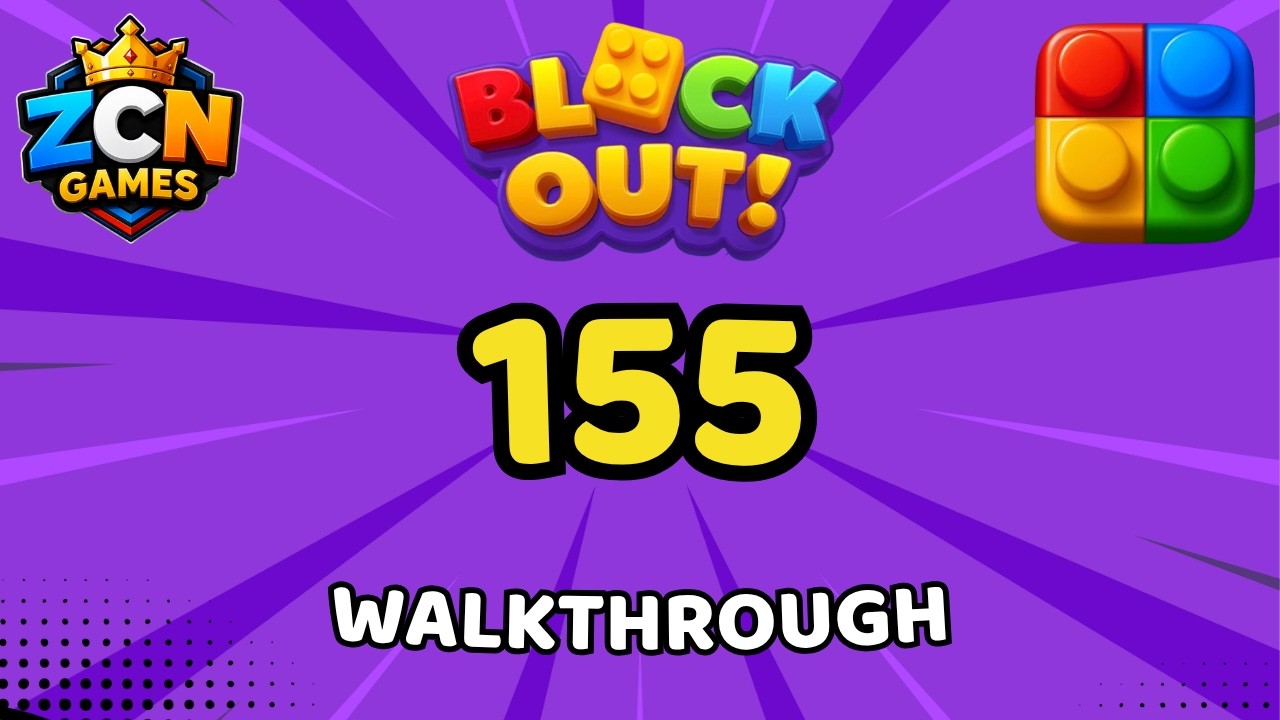 Block Out Level 155 Walkthrough | Full Solution