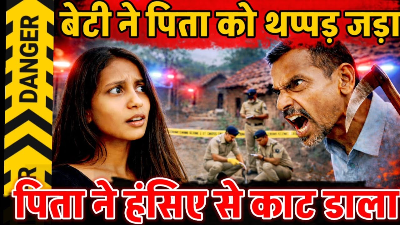 Gorakhpur News : बेटी को पिता ने डांटा तो बेटी ने जड़ दिया थपप्पड़..गुस्साए पिता ने काट डाला