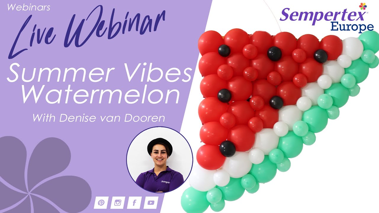 Live Webinar | Summer Vibes | Let's create a Watermelon with Denise van Dooren
