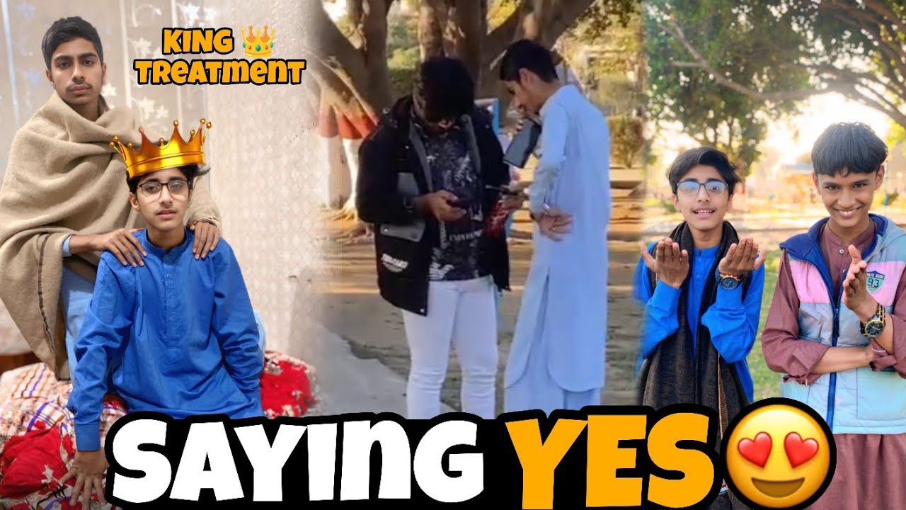 Public Ne Subscribe Kar Diya 😲 | Saying YES to Wahab + King Treatment 😄
