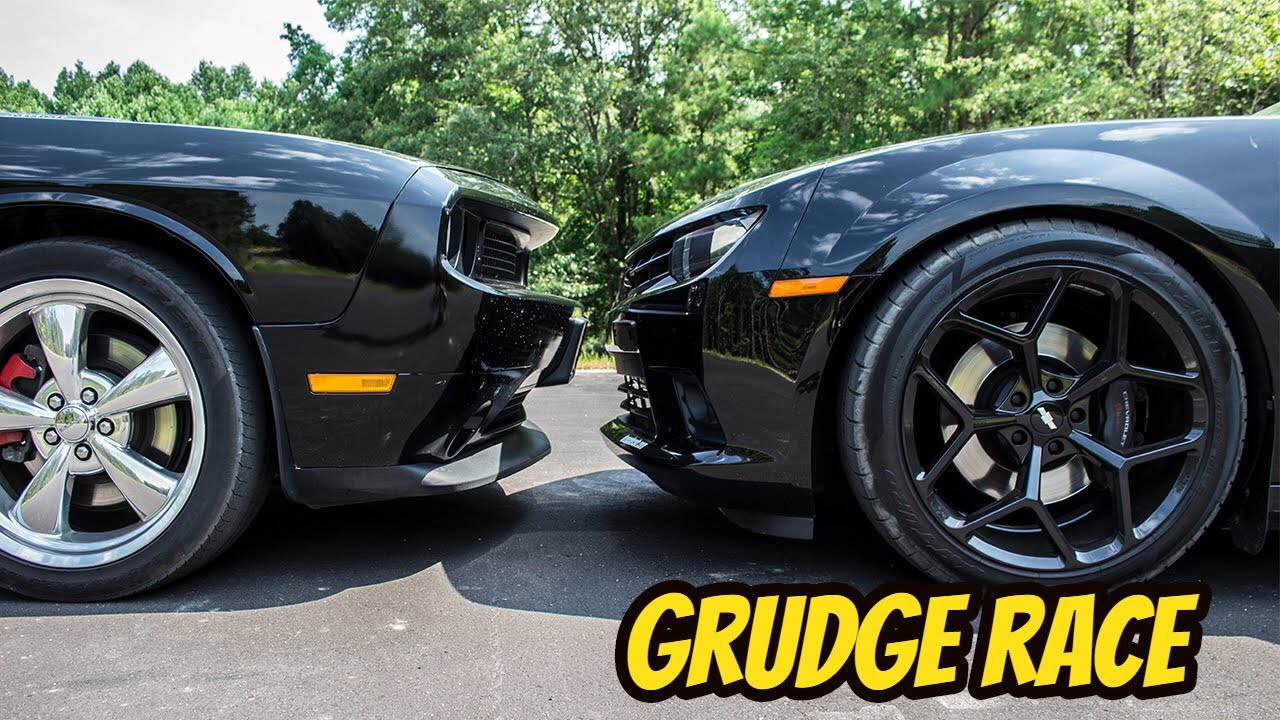 N/A Chevy SS Camaro Takes On Built 392 Supercharged Dodge Challenger