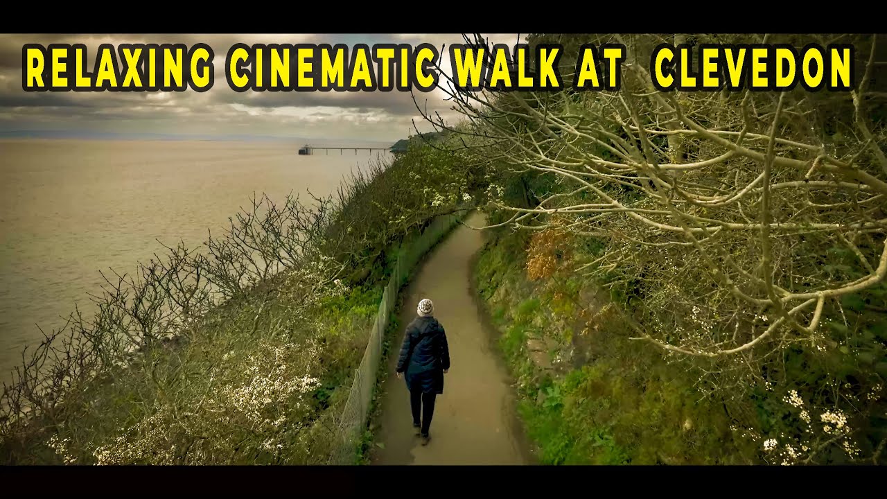 Cinematic walk from Clevedon Harbour  to The Pier