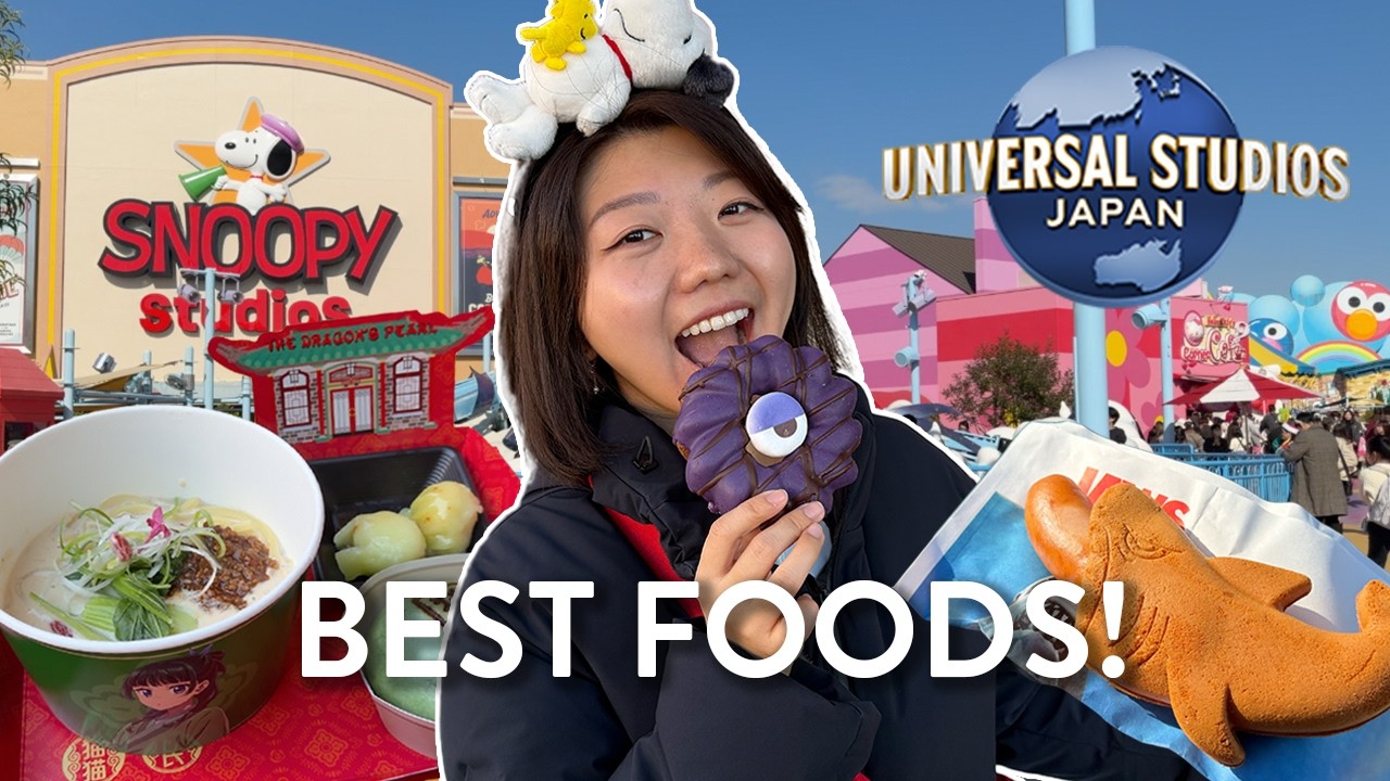 Everything I ate at UNIVERSAL STUDIOS JAPAN 🎢🍿 Osaka 2026