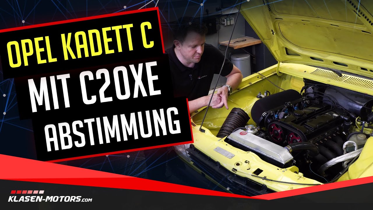 Opel Kadett C mit C20XE und Einzeldrossel Einzelabstimmung 🎺