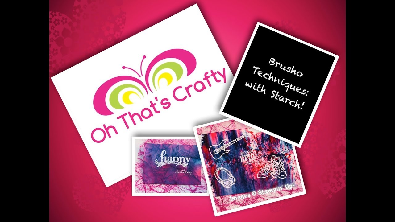 Brusho Technique - Starch