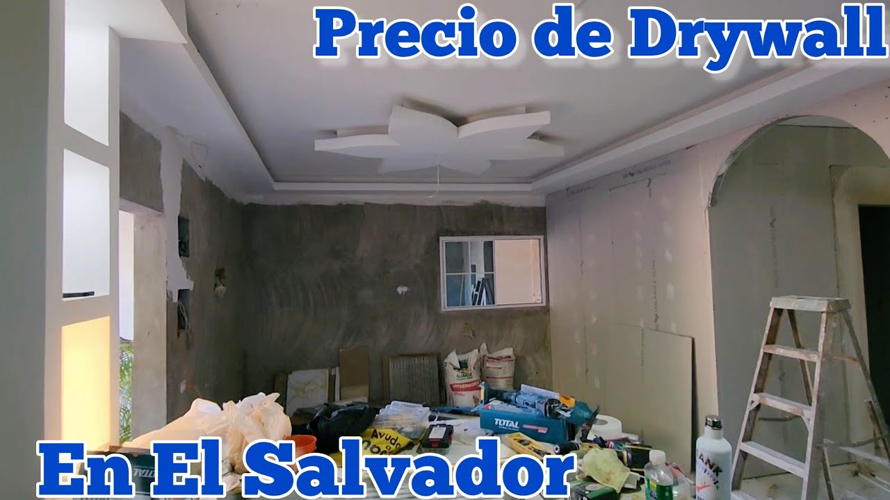 🚨 ESTOS. Son los PRECIOS de Drywall, sheetrock,  ó TABLA ROCA en El Salvador