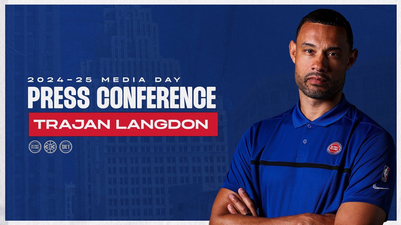 Trajan Langdon: 2024 Pistons Media Day Press Conference