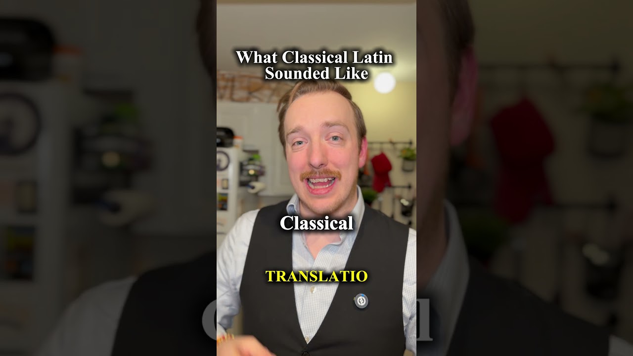 How Latin Actually Sounds: Classical vs. Ecclesiastical Pronunciation