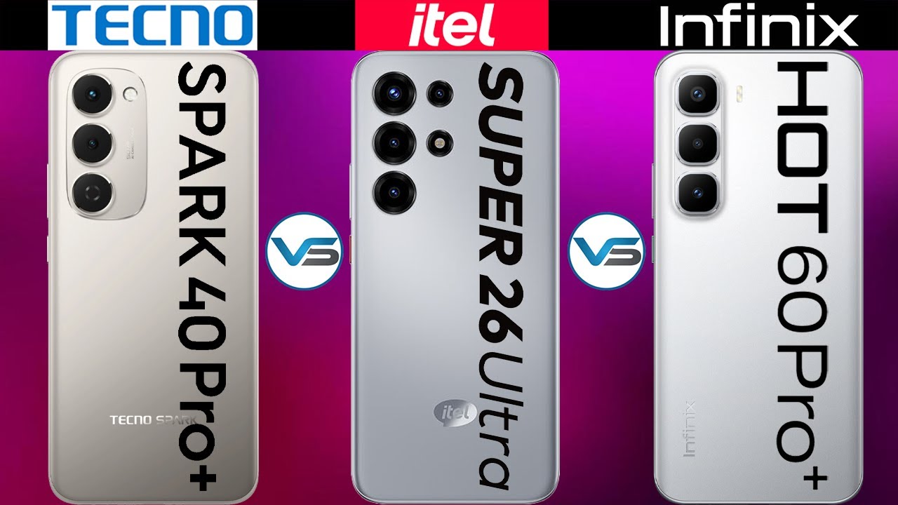 Itel S26 Ultra против Tecno Spark 40 Pro Plus против Infinix Hot 60 Pro Plus