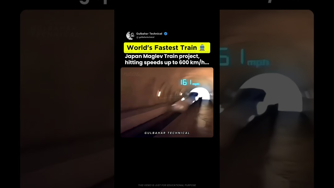 Japan&rsquo;s Maglev Hits 600 km/h &ndash; Ultimate Speed Test! 🚄🔥