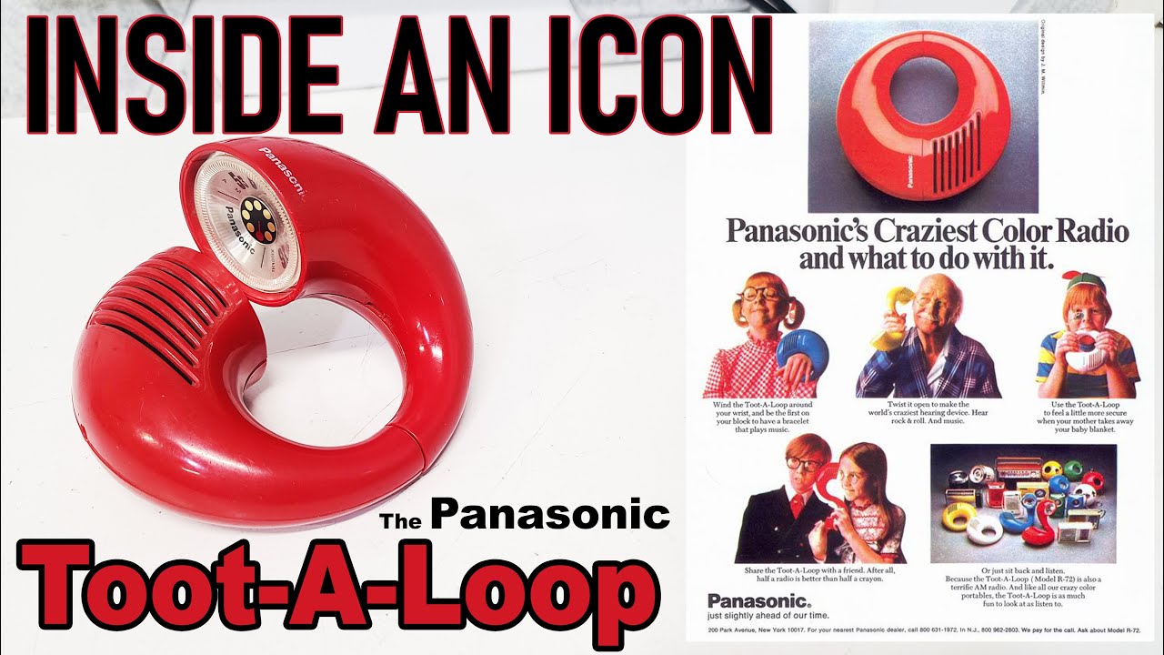 The Panasonic Toot-A-Loop - A 1970s Transistor Radio Pop Culture Icon - National Sing-O-Ring