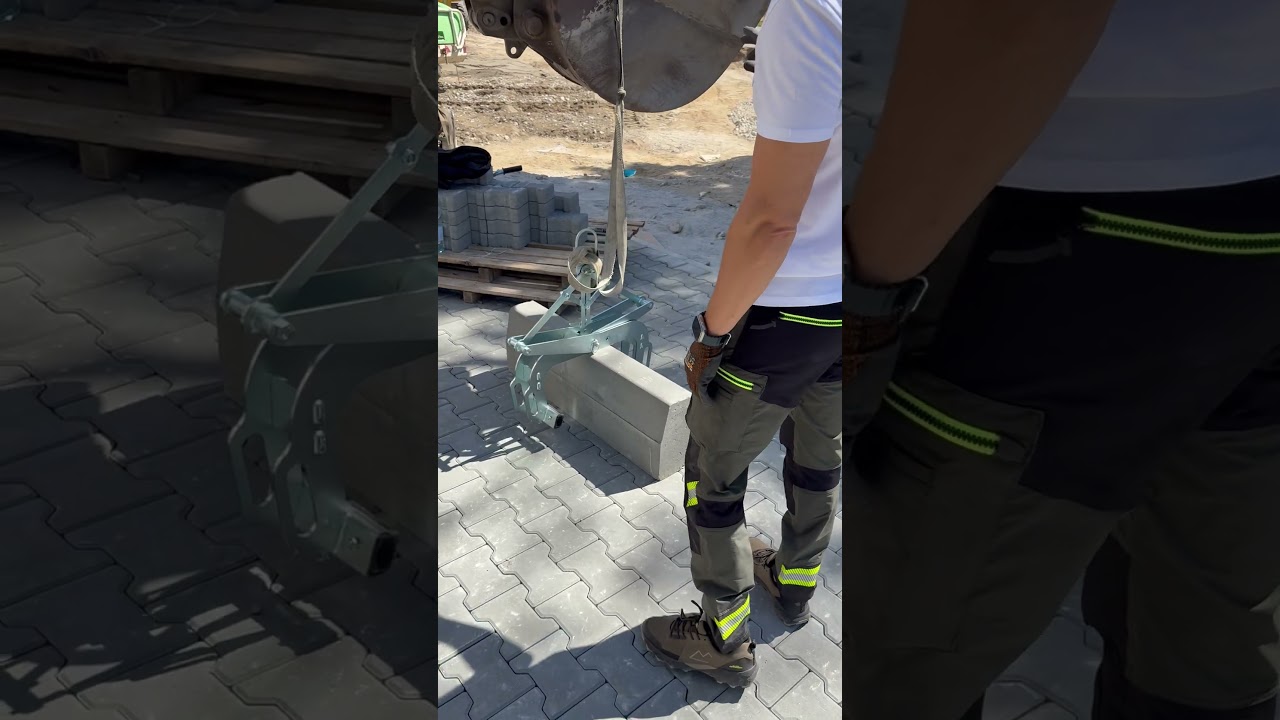 Chwytak Uniwersalny 10020 – na koparce/Universal gripper 10020 – on excavator