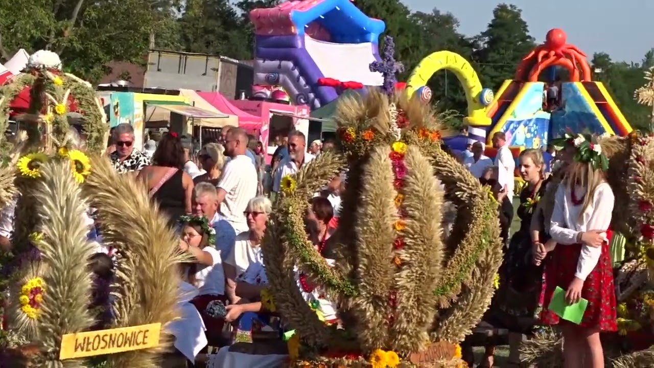 Kików Dożynki 2025 . Program prezentacji wieńca dożynkowego pokazują Świniary