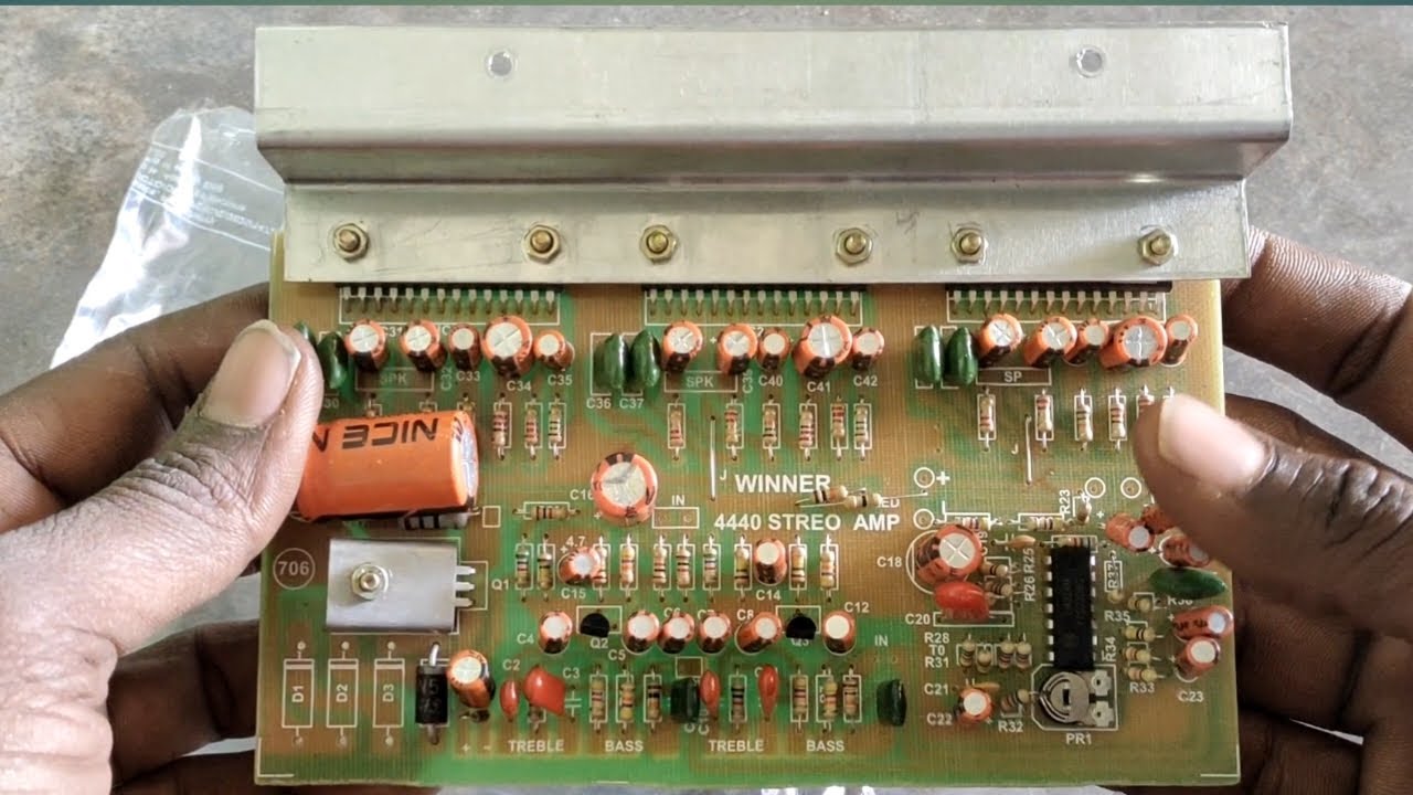 4440 triple ic 2.1 board full wire detail | low budget amplifier board |  #rvaudio