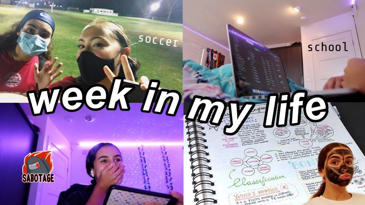 a productive online school week in my life!!