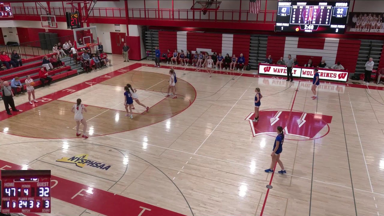Waverly High vs. Owego Free Academy Varsity Womens' Basketball