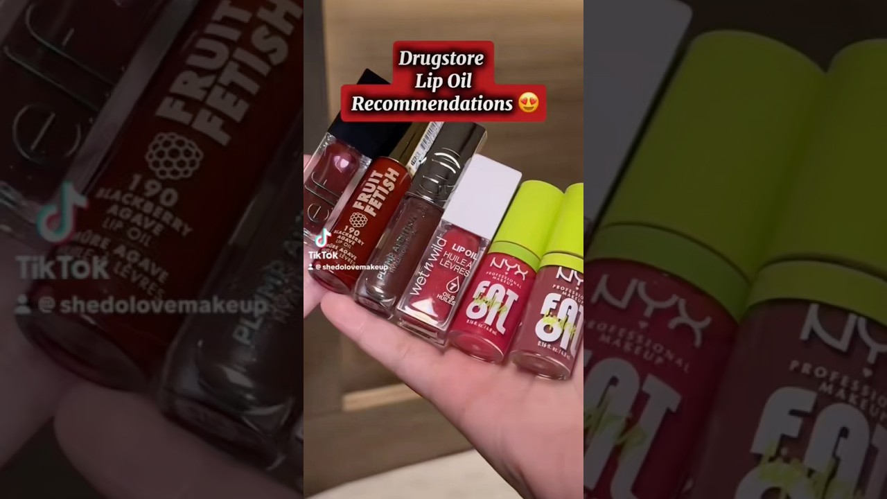 Must have Drugstore Lip Oils 💋 