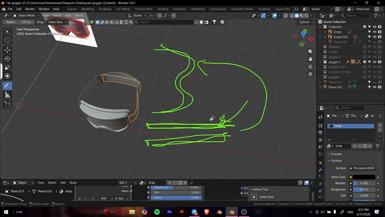 blender mon-thurs class day 16