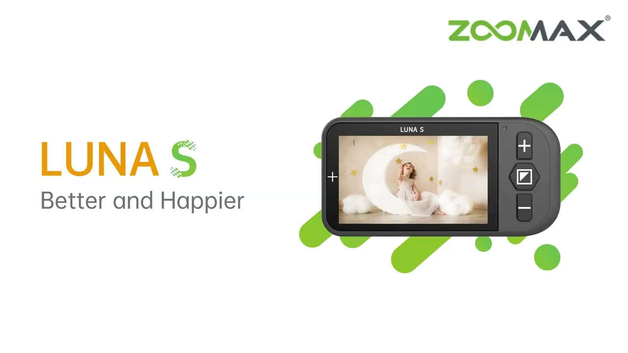 Luna S Low Vision Aids with Voice Control Function