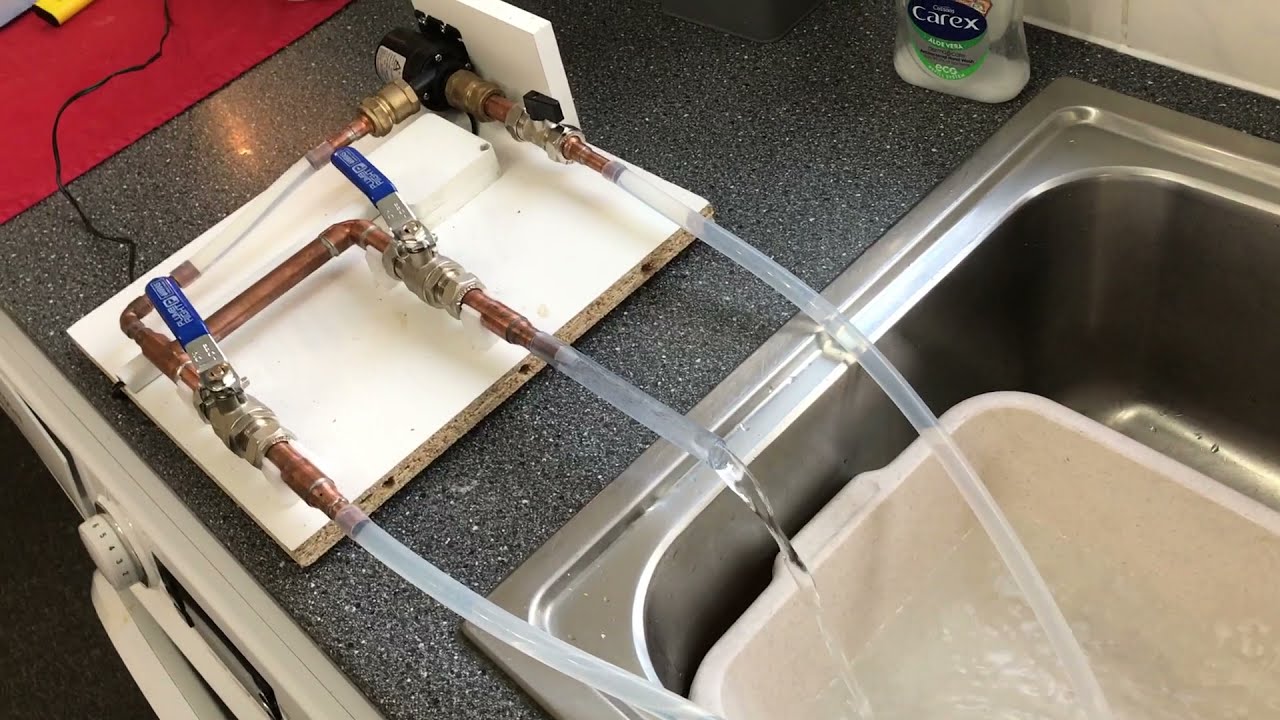 Making a DIY home brew Fly Sparge system to improve your beer brewing.